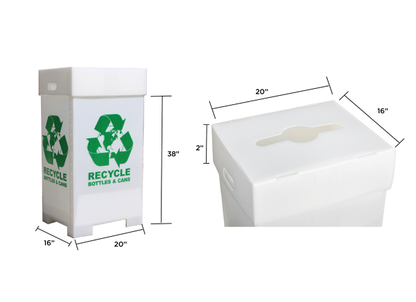 Corrugated Plastic Totes & Bins